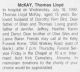 Thomas Lloyd McKay