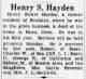 Henry S. Hayden