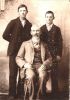 Robert McConnell with sons, Robert & Harvey